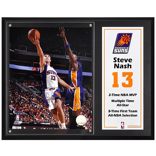 Mounted Memories Phoenix Suns Steve Nash 12X15 Plaque With 8X10 Photograph And Plate