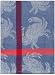 100% Cotton Crab Jacquard Dishtowel Blue 18" X 28" Set / 6
