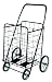 Jumbo Folding Shopping Cart - Chrome (Chrome Cart) (41.75"h x 24"w x 21"d (cart size))