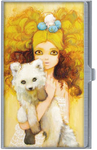 Classic Hardware Camilla d'Errico Rascal Dog Business Card Holder ID Case
