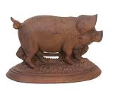 Doorstop Iron Pig Cast Iron Barnyard Door Stop