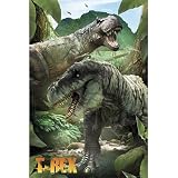 (24x36) T-Rex Dinosaur Art Poster Print