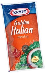 Kraft Golden Italian Salad Dressing, 2-Ounce Packages (Pack of 100)