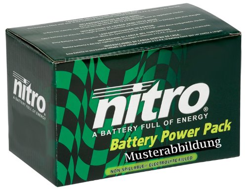 NITRO Batterie YB9-B 12 Volt Trocken vorgeladen für Aprilia Sportcity 125 One SG000 2009