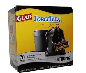 Glad ForceFlex X-Large Trash Bags - 70ct./ 33 gal.