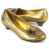 Nine West Polished Bronze loafers