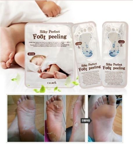Baby Foot Care Easy Pack Deep Skin Exfoliation Peeling Remove Dead Calluses <0.8 Fl Oz(23ml) X 2> Essense+socks Type