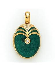 Victor Mayer 18K Gold Locket - 1 Inch Wide x 1 3/4 Inch Tall