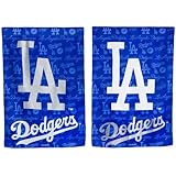 Los Angeles Dodgers Glitter Logo Garden Flag