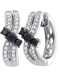 0.52CTW BLACK DIAMOND FASHION EARRING