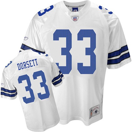 Reebok Dallas Cowboys Legends Tony Dorsett Replica White Jersey Medium