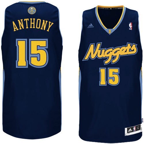 Carmelo Anthony Alternate Adidas NBA 2010 Revolution 30 Swingman Denver Nuggets Jersey4X