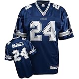 Marion Barber Youth Jersey: Reebok Navy Replica #24 Dallas Cowboys Jersey - Small