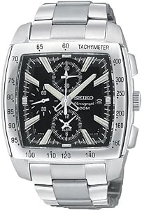 Seiko Alarm Chronograph Mens Watch SNAC25