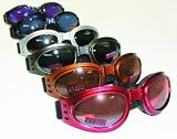 GOGGLES ADVENTURE COLORED FRAMES WITH MATCHING FLASH MIRRORED LENSES MOTORCYCLING, SKIING, SPORTS UV400