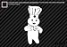 (2x) Pillsbury Doughboy - Sticker - Decal - Die Cut