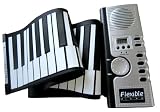 61 Keys Roll up Electronic Piano Keyboard Flexible Roll up Electronic Keyboard Piano by Lujex