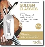 REDI Pre-Loaded Golden Classics MP3 Player - White (YLP60509)