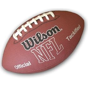 Wilson - Ballon de football am�ricain MVP Tackified brune - taille Junior