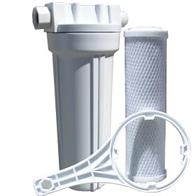 Watts 520021 RV Boat Single Exterior Water Filter with Garden Hose Fittings by Watts