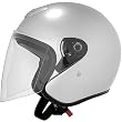 Cyber Solid UT-21 Harley Motorcycle Helmet - Light Silver