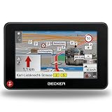 Becker Traffic Assist Z213 Navigationssystem inkl. TMC (10,9 cm (4,3 Zoll) Display, Kartenmaterial EU 41, Bluetooth)