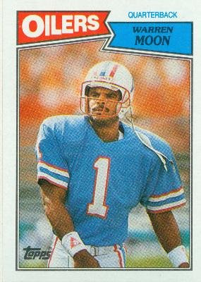 1987 Topps #307 Warren Moon - Houston Oilers (Football Cards)