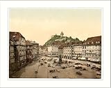 Graz market place Styria Austro-Hungary, c. 1890s, (S) Library Image