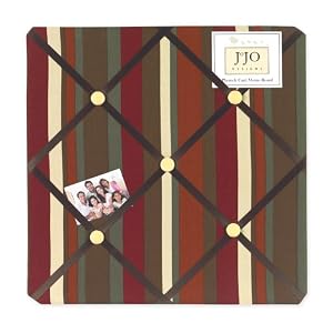 Monkey Fabric Memory/Memo Photo Bulletin Board