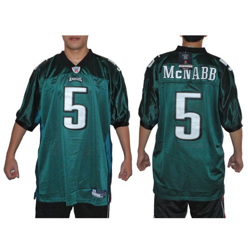 (e) NEW Philadelphia Eagles Jersey #5 - Donovan McNabb (Green, Size: 52)