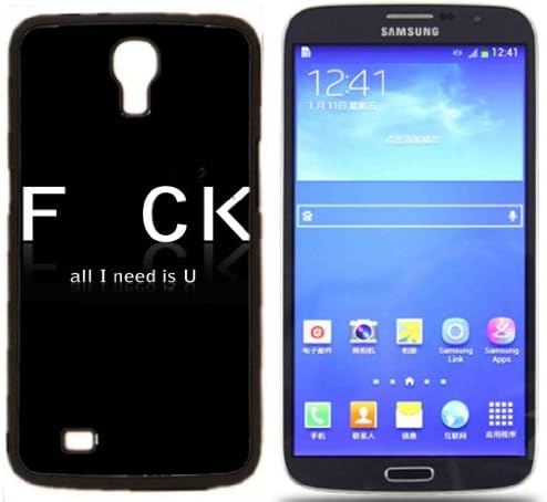 Freaky Funny Pattern Hard Rubber Side and Aluminum Back Case For Samsung I9200 Galaxy Mega 6.3 With 3 Pieces Screen Protectors