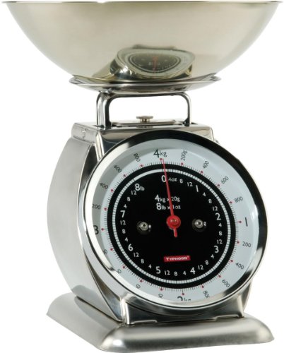 Typhoon Bella Bilancia da cucina in acciaio INOX Typhoon Bella Bilancia da cucina in acciaio INOX