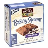 Back to Nature Bakery Squares, Oatmeal Raisin, 5-Count Bars (Pack of 10)