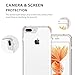 iPhone 7 Plus Case, Teelevo [Scratch Resistant] Clear PC Back Panel + TPU Bumper [Drop Protection / Shock Absorption] Raised Bezels Protective Cover for iPhone 7 Plus (2016) - Clear