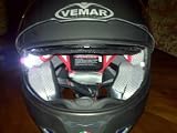 Motorcycle Helmet Flashlight System