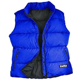 TAIGA Mens Cheakamus 700 - Goose Down Vest, Royal Blue, MADE IN CANADA