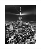 View of Manhattan with Empire State Building, New York City poster print,16.9 in. x 20 in.