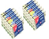 Epson T0807 Multipack x2 Sets of 6 Compatible Printer Ink Cartridges for EPSON Stylus Photo PX700W, PX800W, R265, RX285, RX560, RX585, R360, RX685, Printer Inks TO807  Double Capacity Latest Chip In Stock Same Day Despatch