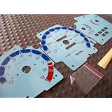 92 93 94 95 Honda Civic LX EX SI Manual Transmission MT Gauges Cluster Face Plates -... 