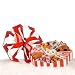 Peppermint Platter Candy & Cookie Filled Box - Christmas Holiday Gift Basket Alternative