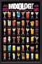 Cocktails Poster und Holz-Rahmen - Mixology, In Englisch (91 x 61cm)
