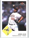 2003 Fleer Tradition #244 Jorge Julio - Baltimore Orioles (Baseball Cards)