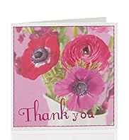 8 Thank You Bright Floral Photo Multipack Cards