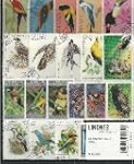 Pochette de 100 timbres th�me Oiseaux