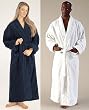 Optimal Style Full Ankle Length Turkish Terry Cotton Long Bathrobe - Made in Turkey - 5 Sizes up to 59 Length!