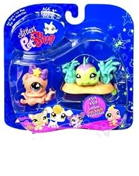 Littlest Pet Shop Littlest Octopus and Fish #513 and #514