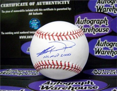 Jeff Kent Autographed/Hand Signed Baseball inscribed 2000 NL MVP