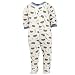 Reebok Denver Nuggets Newborn White All Over Print Footed Sleeper