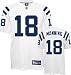 Peyton Manning Jersey: Reebok Authentic White #18 Indianapolis Colts Jersey - 52
