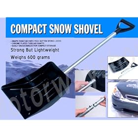 Winters Snow Shovel Compact Foldable Strong & Lightweight - Get Ready for Winder Snow